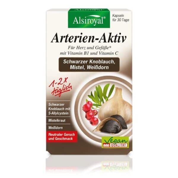 Alsiroyal Arterien Aktiv Schwarzer Knoblauch