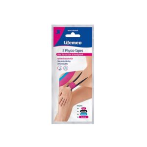 Lifemed 8 Physio-Tapes farbig sortiert "Knie- und Handgelenk"