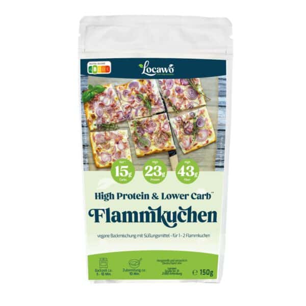 Locawo High Protein & Low Carb Flammkuchen Backmischung