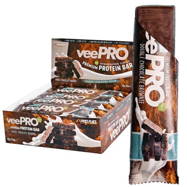 ProFuel - veePRO Proteinriegel - Double Chocolate Brownie - 27% Protein