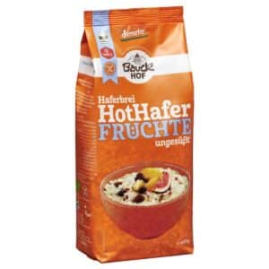 Bauckhof Hot Hafer Früchte Brei glutenfrei