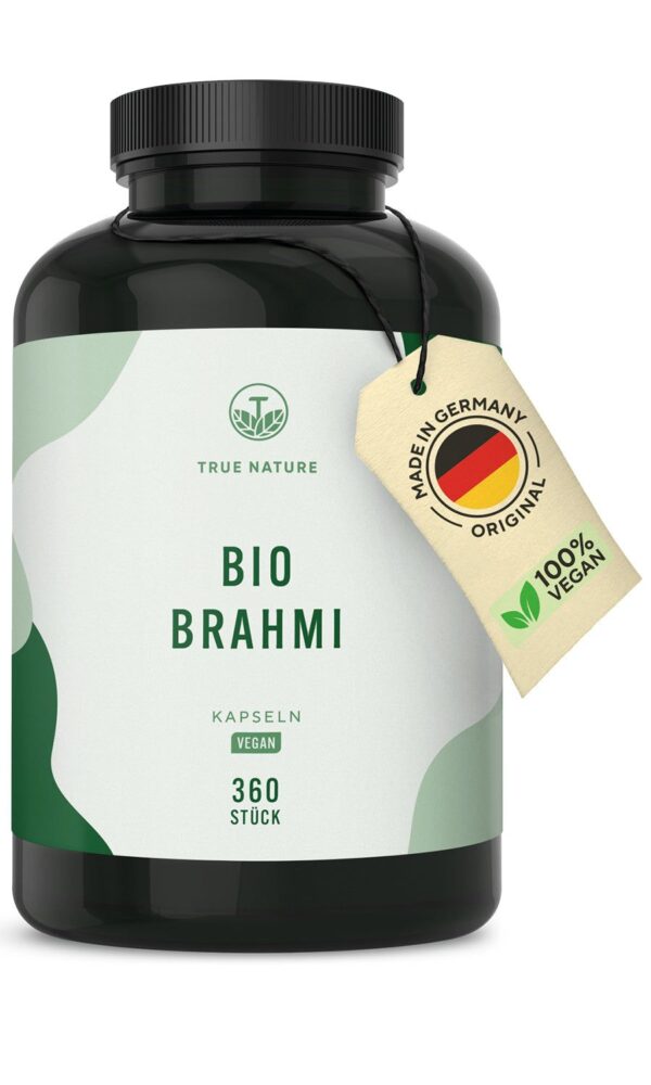 TRUE NATURE® Bio Brahmi Kapseln - Vegan & Made in Germany