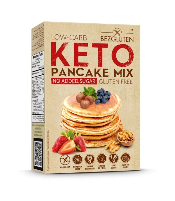 Bezgluten KETO Pancake Mix glutenfrei