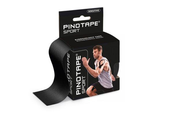 Pinotape Sport Sensitive Kinesiologie Tape Light Black 5 cm x 5 m