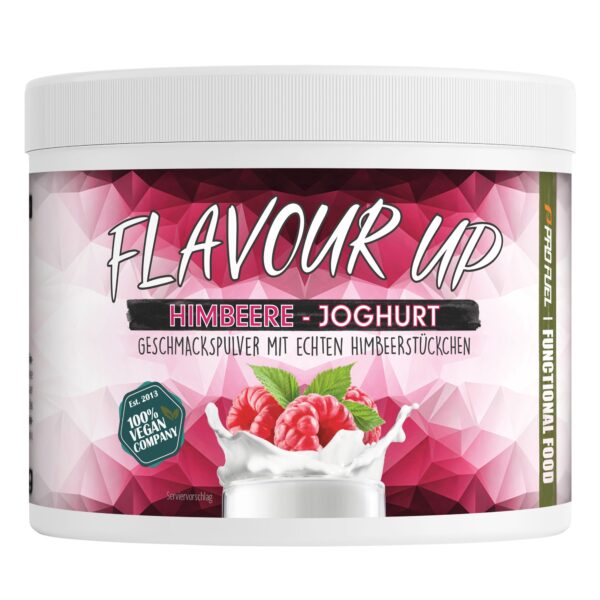 ProFuel - FLAVOUR UP Geschmackspulver - Himbeere-Joghurt - nur 10 kcal pro Portion