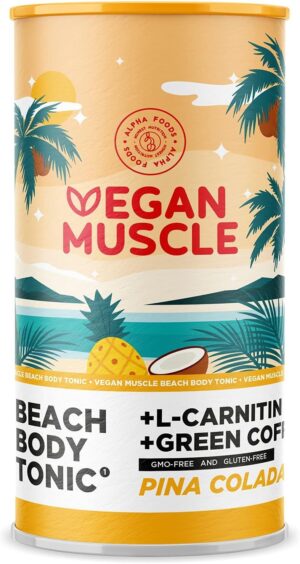 Vegan Muscle - Beach Body Tonic - Veganer Stoffwechsel Booster/Slim Shake