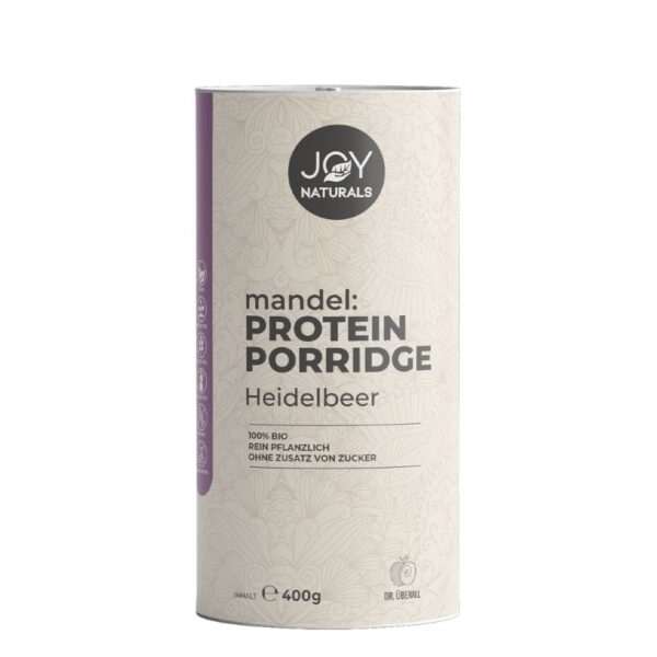 JOY NATURALS Bio Heidelbeer Mandelprotein-Porridge