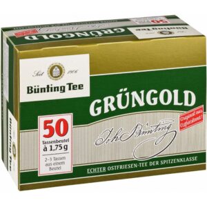 Bünting Grüngold Echter Ostfriesentee Beutel (1