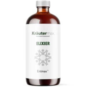 Kräutermax Kräuterelixier Entmax plus mit Wermutwein und Kräuterauszügen