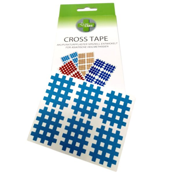 LisaCare Cross Tape Akupunkturpflaster - 36mm x 23mm in Hellblau