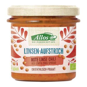 Allos Rote Linse Chili Aufstrich glutenfrei