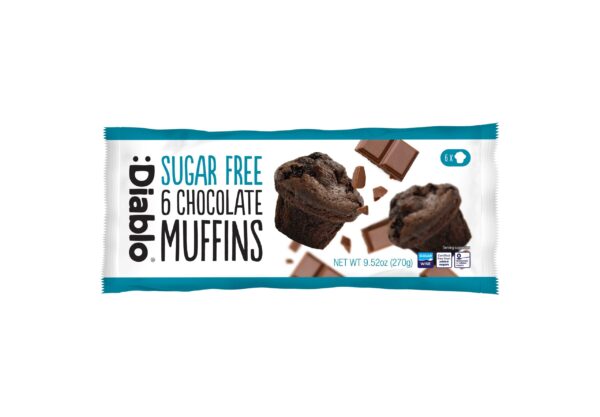 :Diablo Sugar Free 6 Chocolate Muffins