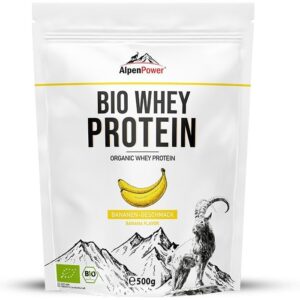 AlpenPower Bio Whey Protein- Banane