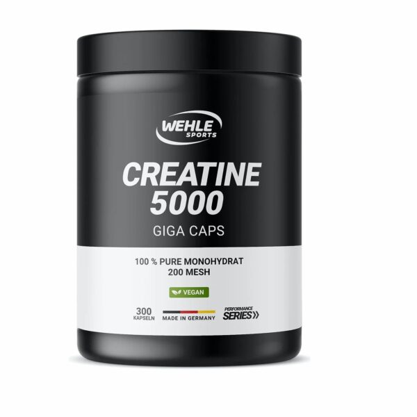 Creatine 5000 Monohydrat - Kreatin Kapseln von Wehle Sports®