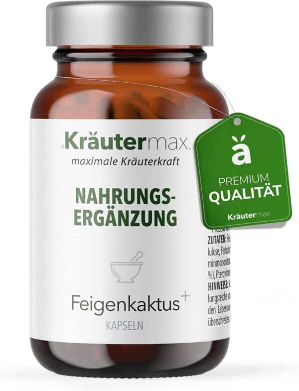 Kräutermax Feigenkaktus 500 mg plus Vitamin B1