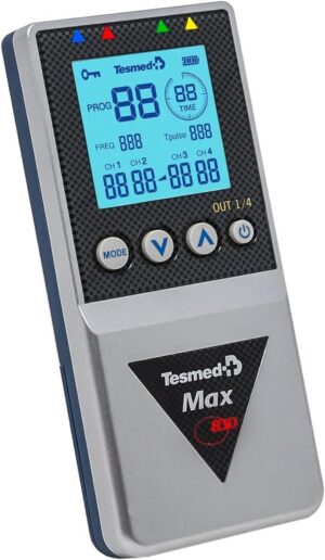 Tesmed MAX 830 mit 20 professionellen Elektrostimulator-Elektroden