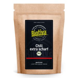 Biotiva Chili extra scharf geschrotet Bio