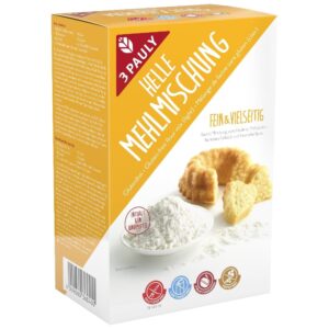 3 Pauly Helle Mehlmischung 2x400g glutenfrei