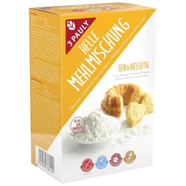 3 Pauly Helle Mehlmischung 2x400g glutenfrei