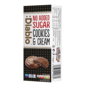 :Diablo No Added Sugar Cookies&Cream Chocolate